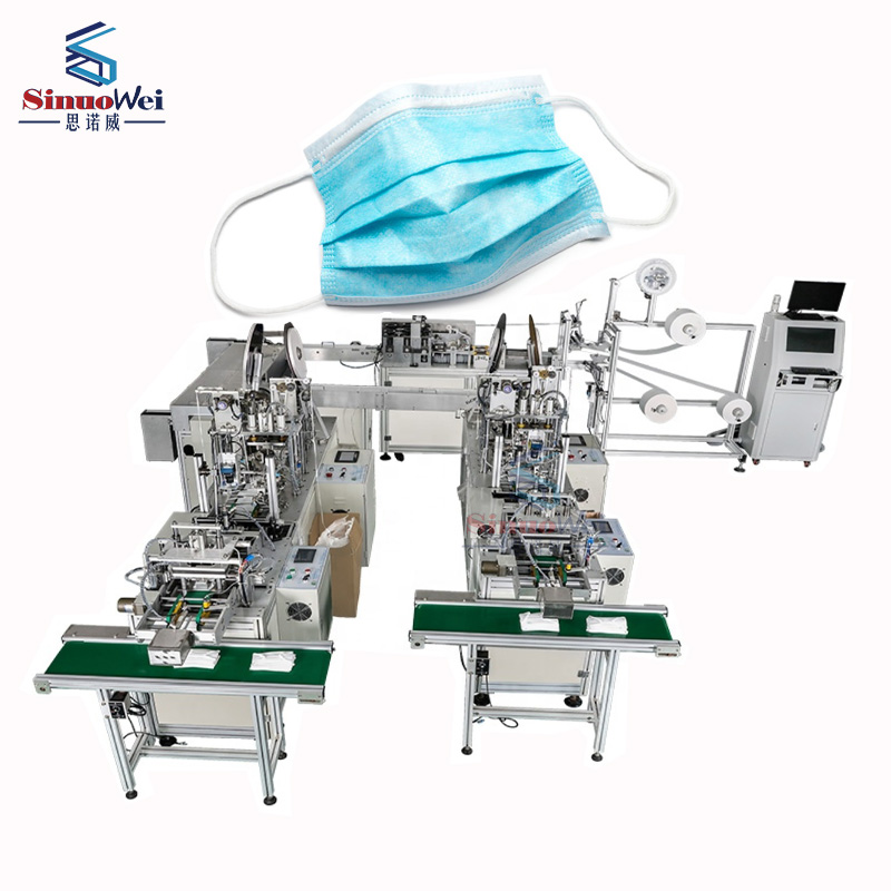 High Automation Surgical Face Mask Making Machine Medical Non-Woven Fabrics Face Mask Making Machine